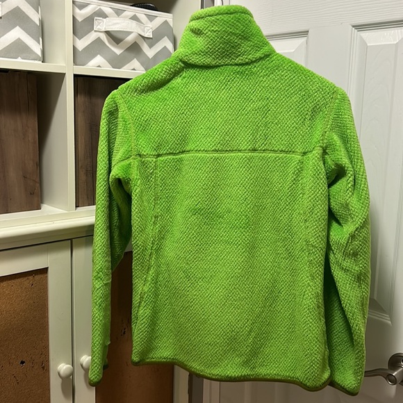 Patagonia re-tool snap-t fleece synchilla pullover lime green size small - Picture 4 of 9